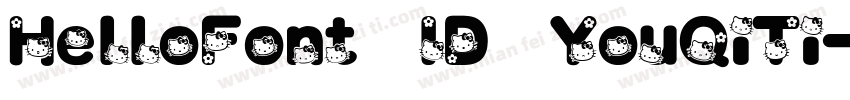 HelloFont ID YouQiTi字体转换